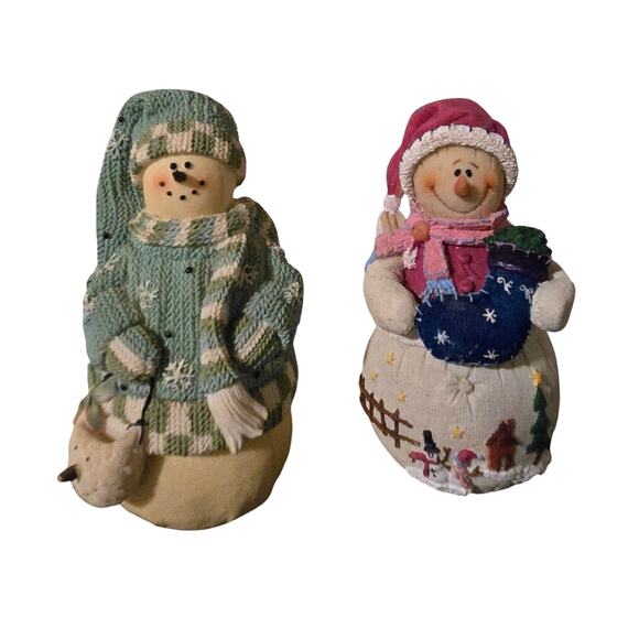 Christmas snowman decorations - Picture 1 of 2